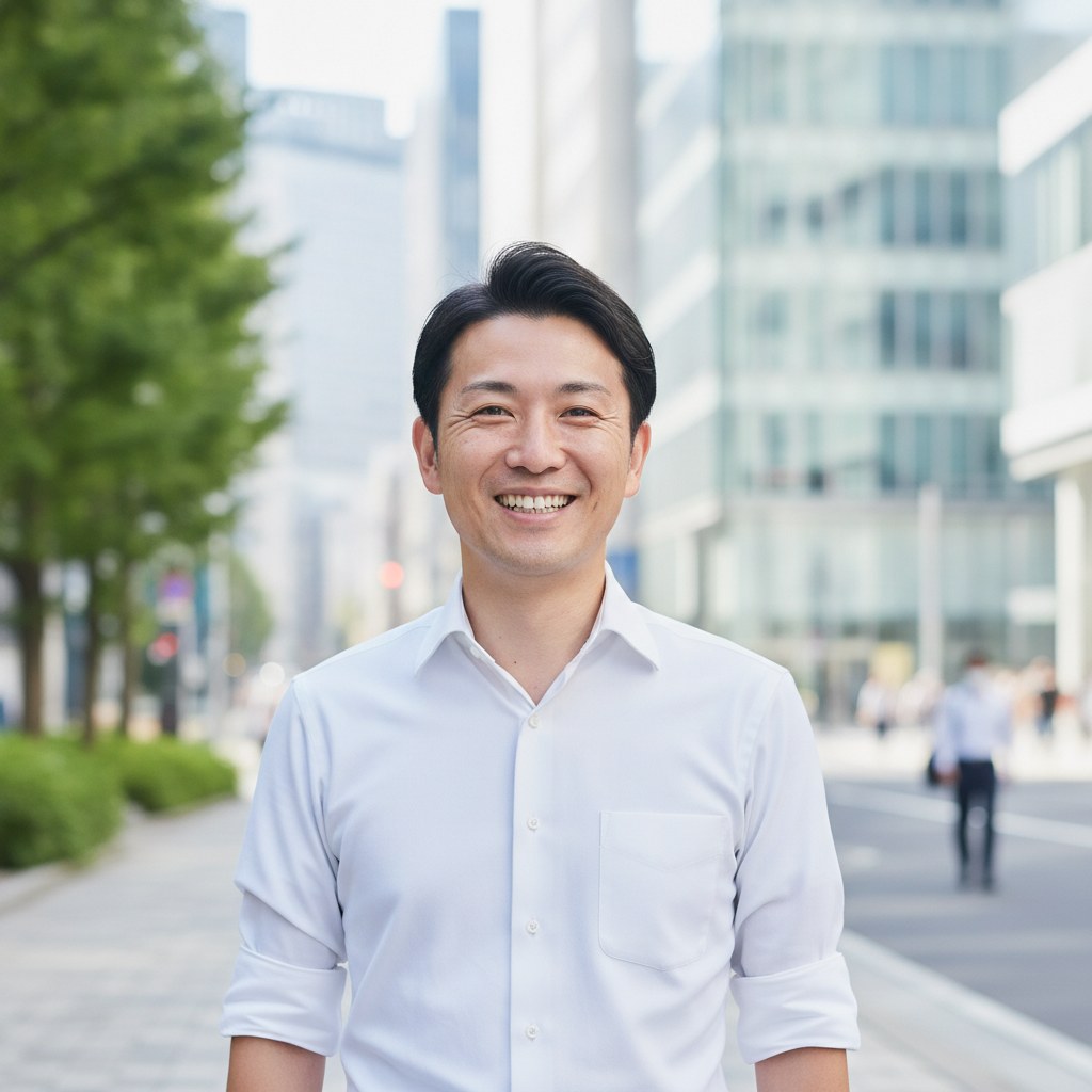 脱毛で清潔感のある印象になった40代男性